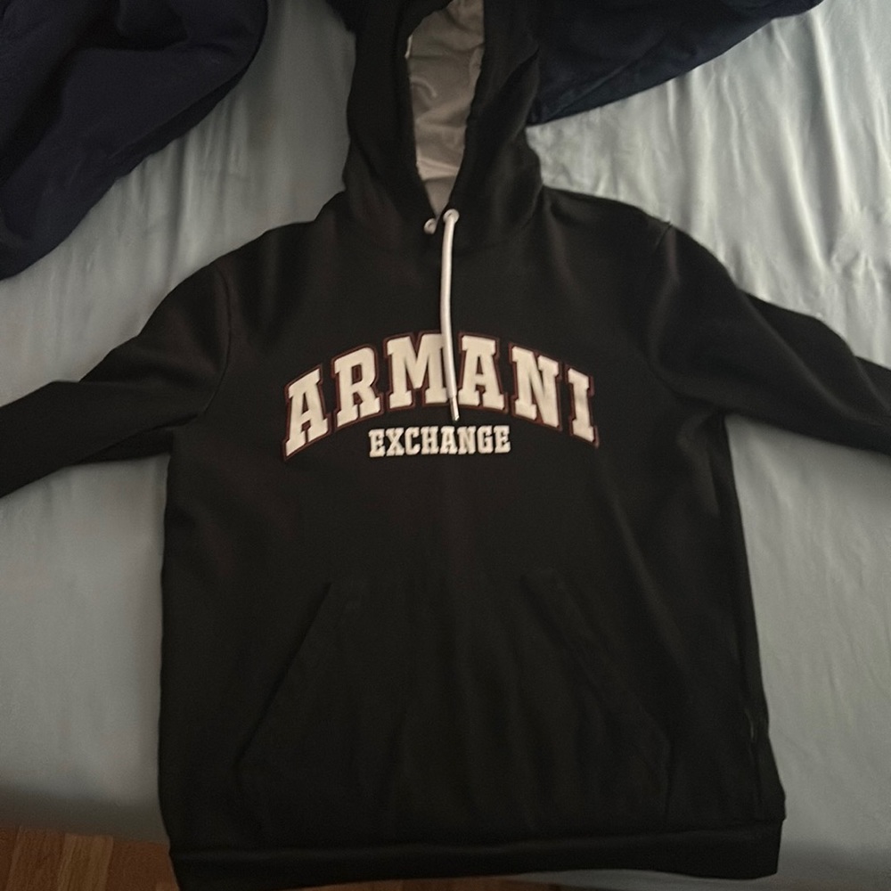 Black Armani exchange hoodie